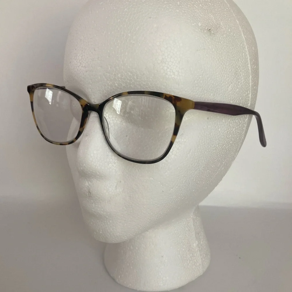 NW 77TH 1043 52-18-140 Tortoise Shell and Purple Women's Glasses FRAME ONLY